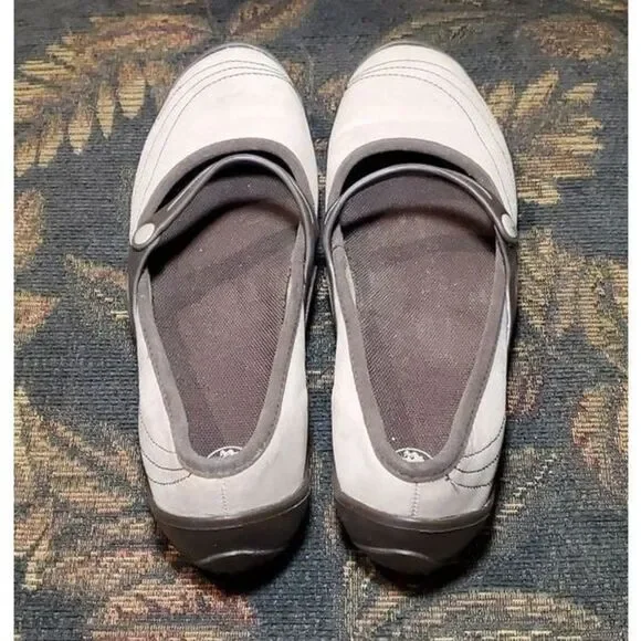 CROCS Wrapped Brown Tan Suede Mary Jane Shoes- Size 10 - Picture 4 of 6